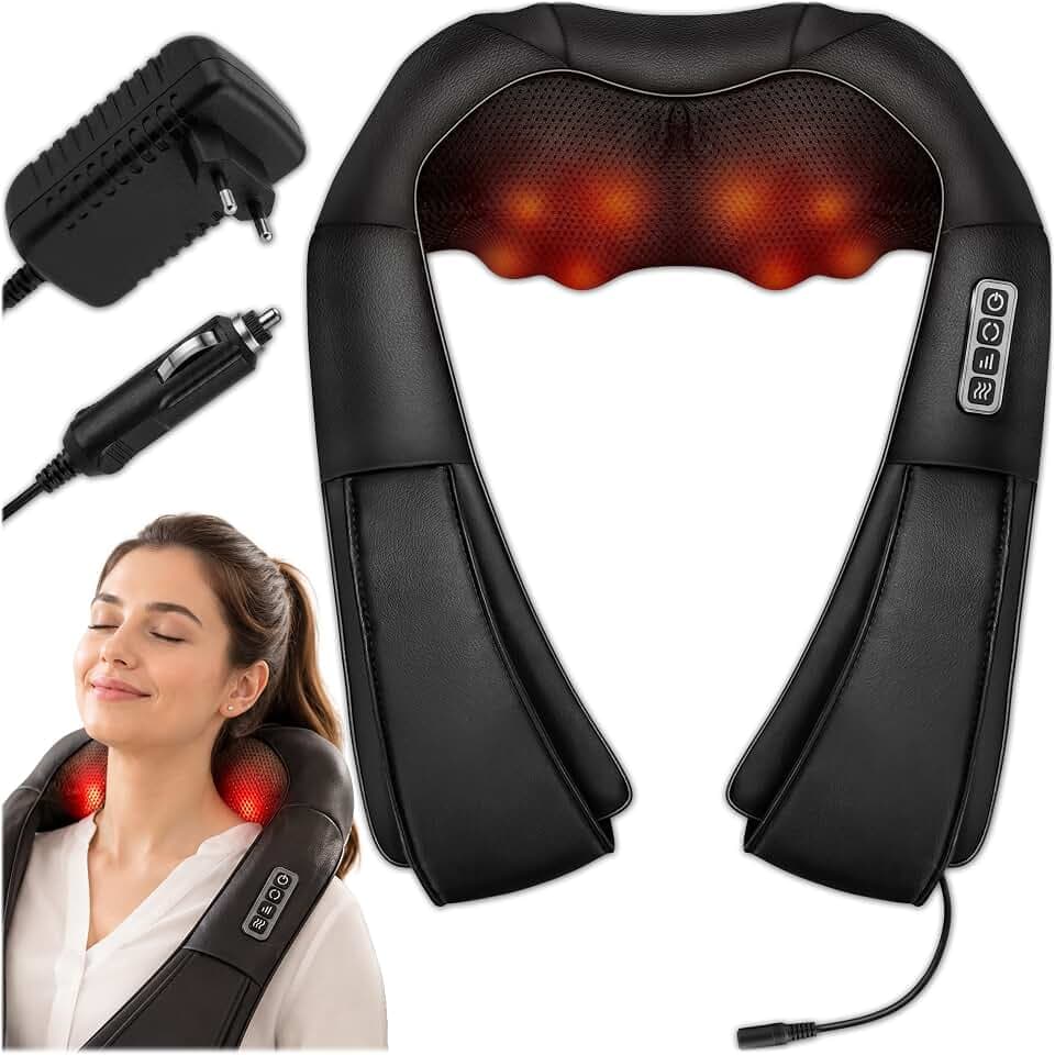 KRUMAD Elektrische Nackenmassagegeräte, Massagegerät, Massagekissen