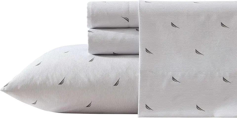 Nautica - Twin Size Sheet Set with Fitted Sheet & Pillowcase