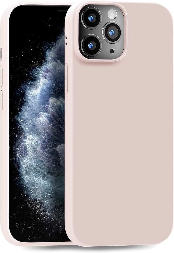 MyGadget Hülle kompatibel mit iPhone 11 Pro Max - robuste Handyhülle TPU Case Slim Silikonhülle - Back Cover Kratzfest Schutzhülle matt Baby Rosa