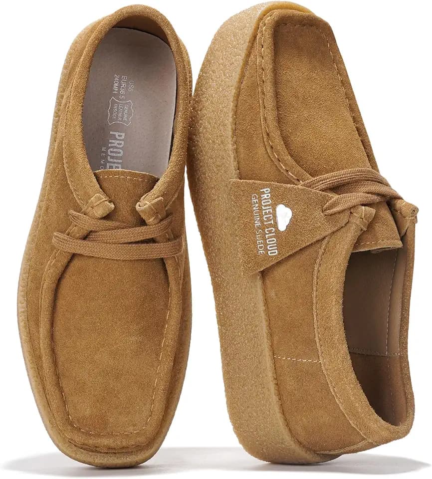 Project Cloud 100% Genuine Leather Platform Loafers for Women - Women Shoes