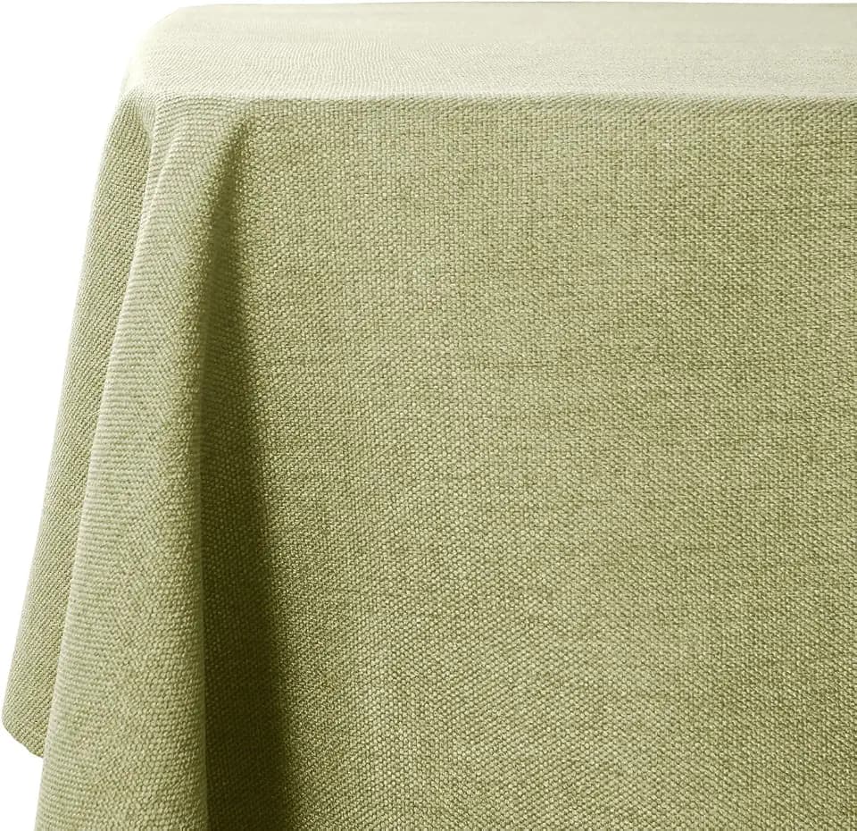 Sage Green Table Cloth Rectangle Table Cover 71"x55"
