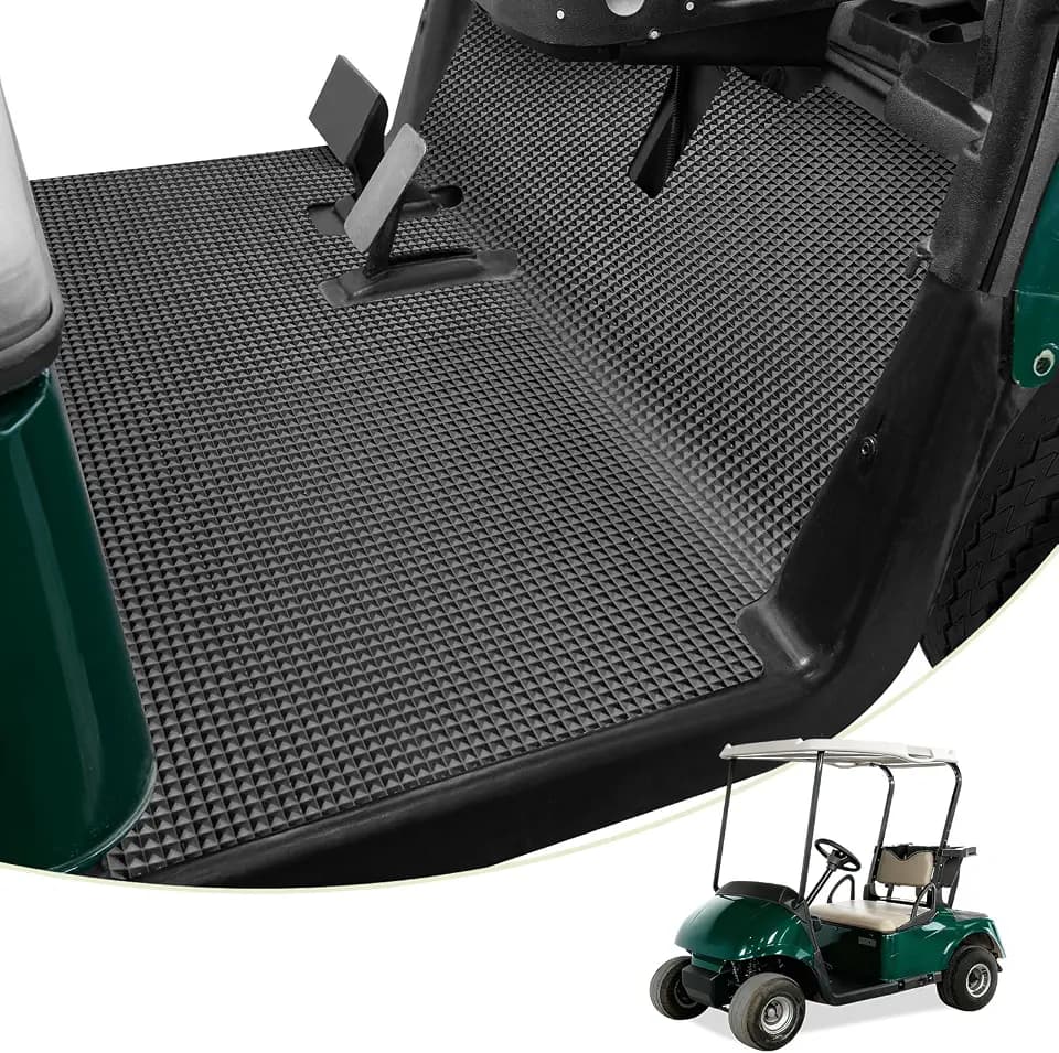 Tecoom Golf Cart Floor Mats fit for Club Car DS/Precedent, EZGO RXV/TXT, Yamaha G22 / G29, Golf Cart Accessories