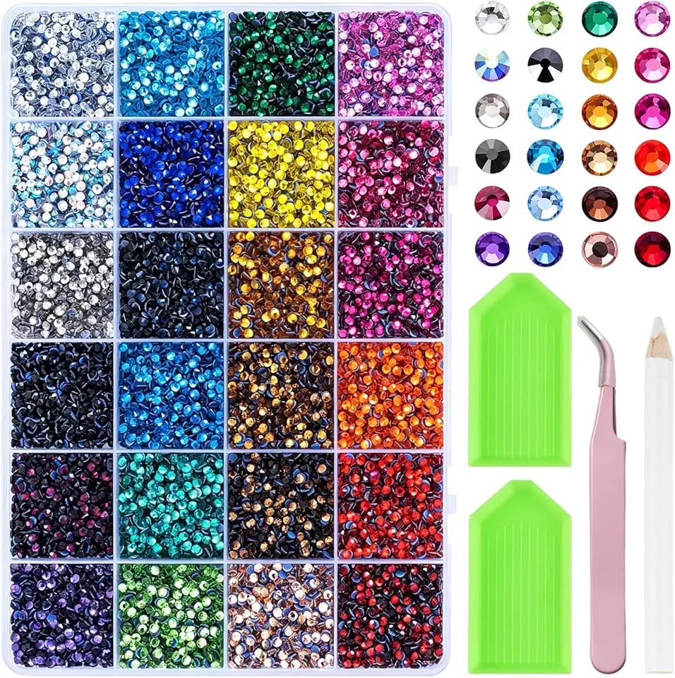 Hotfix Rhinestones Kit, Bedazzling Gems Art for Adults (SS16)