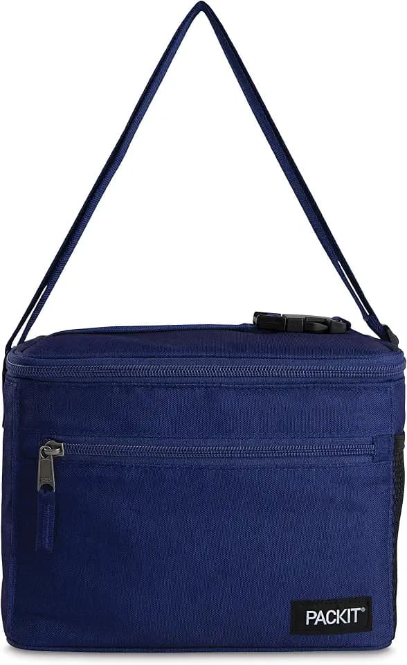 PackIt Freezable Essential Lunch Cooler, True Blue