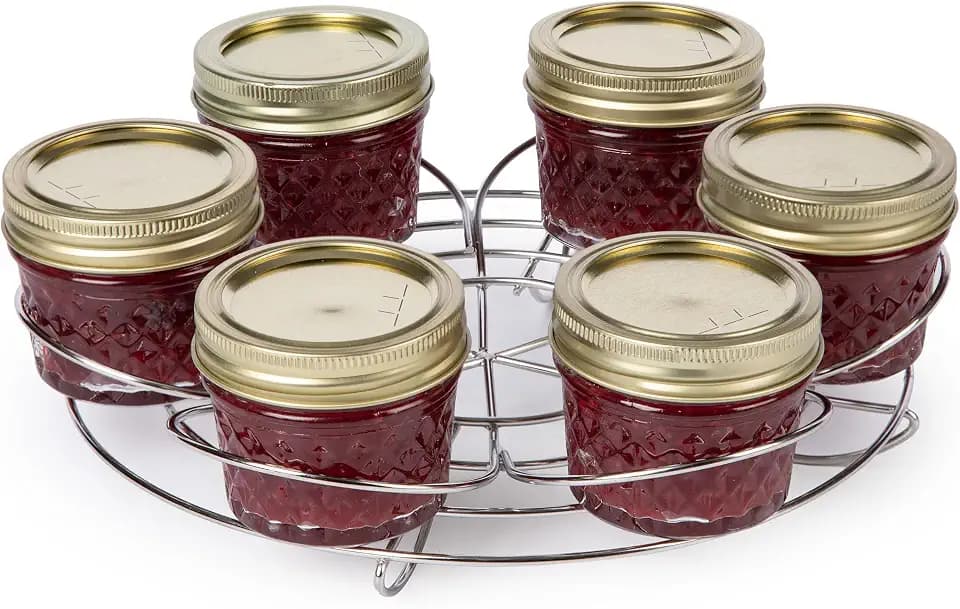 PREPWORKS Stainless Steel Canning Rack - Durable, Heat-Resistant Rack for Safe Canning and Jar Lifting