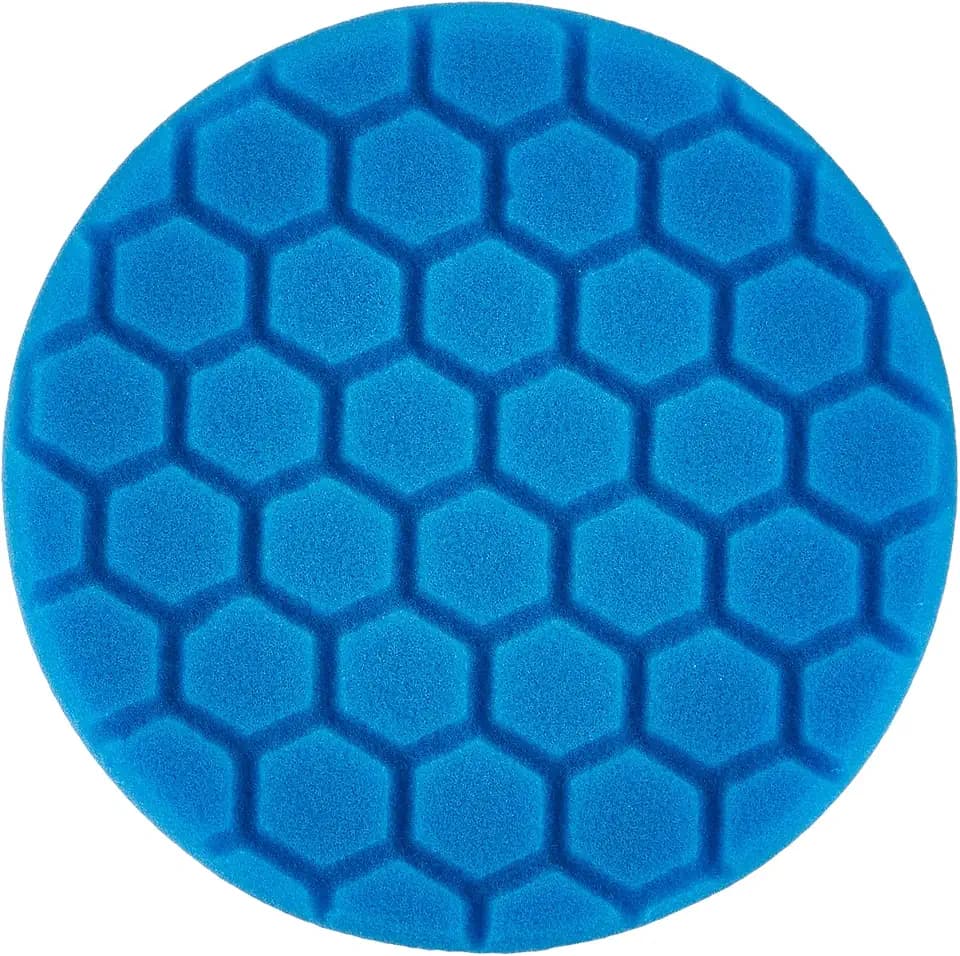 Chemical Guys, Hex-Logic Light Polishing & Finishing Pad, Blue, 5.5 inch
