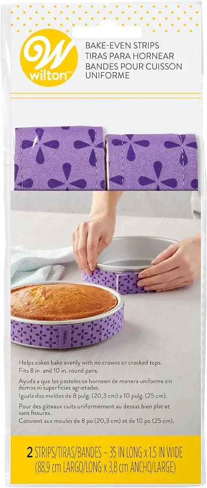 Wilton Bake Even Cake Strips, Level Cakes, 2-Piece Set