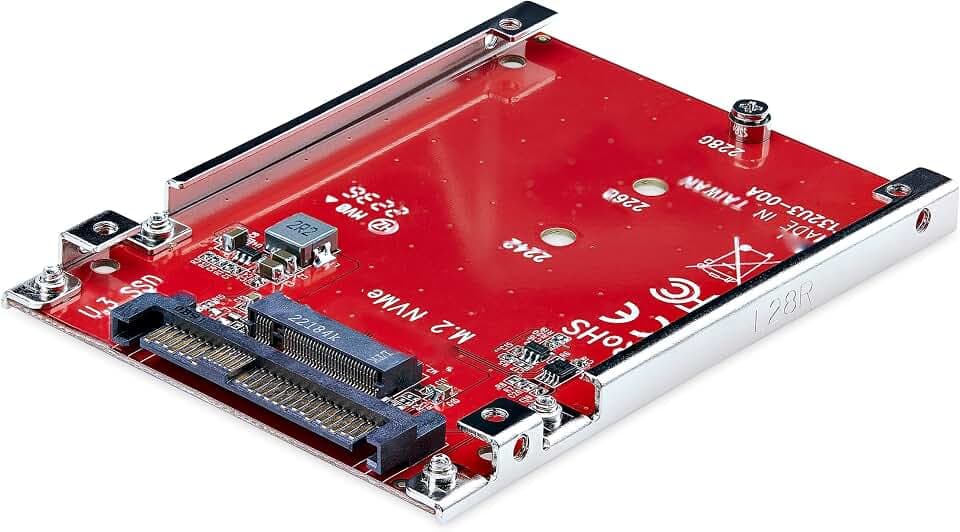 StarTech M.2 NVMe auf U.3 Adapter, PCIe M.2 SSD (1M25-U3-M2-ADAPTER)