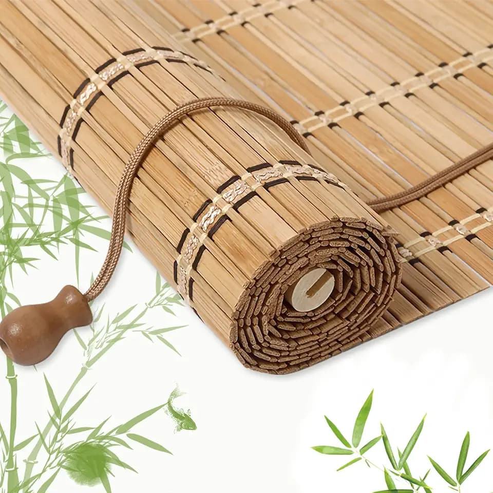 Bamboo Blinds for Interior Windows, Custom Bamboo Shades