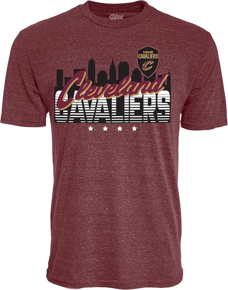 Blue 84 NBA Unisex-Adult NBA Officially Licensed Tri-Blend T-Shirt Flyline