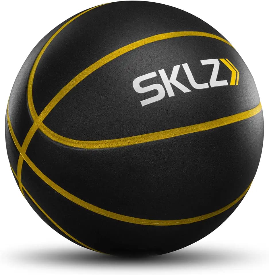 SKLZ Bashhhketball Pro Silent Basketball – Official Size 7, 29.5" Indoor Foam Training Ball, Quiet Dribbling