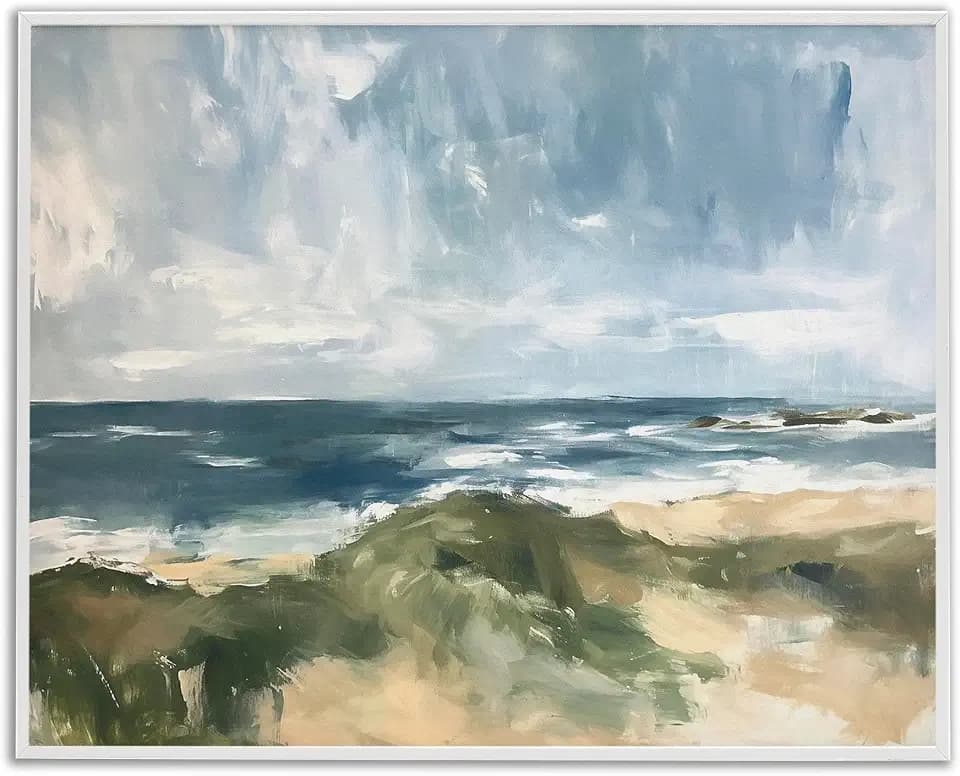 Coastal Wilderness Landscape Scenery, 24 x 30 Inch Framed Giclée Print