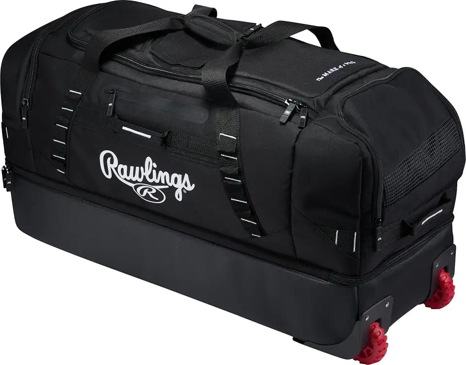Rawlings | YADI 2.0 Wheeled Catcher's Bag | Yadier Molina Model | Baseball/Softball | Multiple Styles