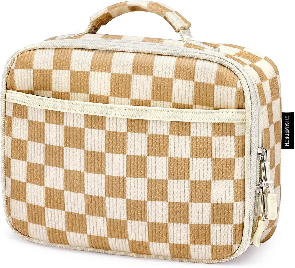 STEAMEDBUN Kids Lunch Box for Boys Girls, Insulated Lunch Bag for Toddler