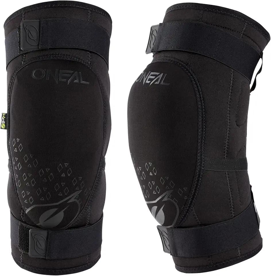 O'NEAL | Knieprotektor | BMX Mountainbike MTB Downhill | IPX®- Aufprallschutz aus Polyurethan, Leichte Konstruktion, Abriebfestes Material | Dirt Knee Guard V.23 | Erwachsene