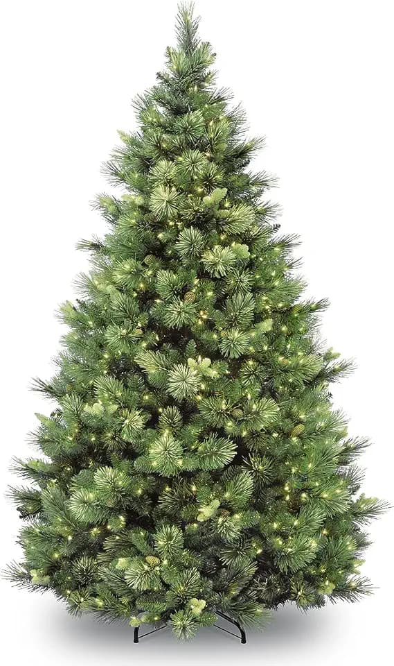 National Tree Company 6.5ft Pre-Lit Carolina Pine Artificial Christmas Tree