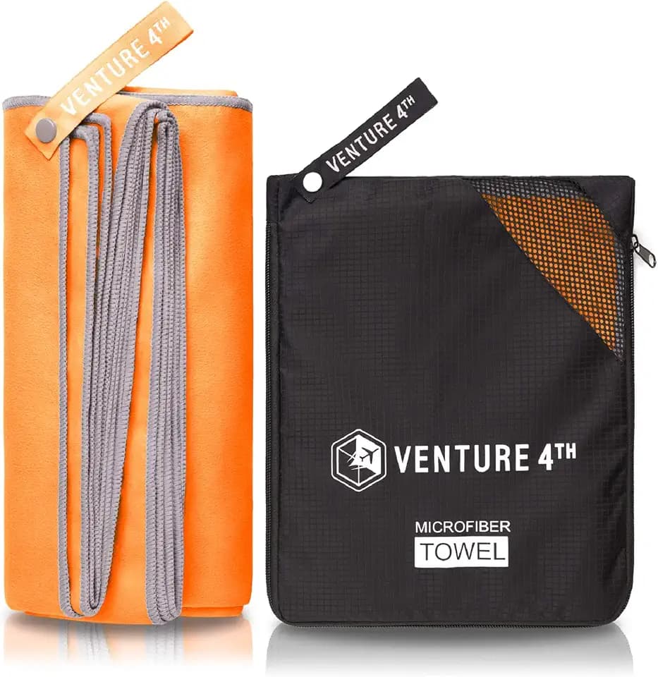 VENTURE 4TH Quick Dry Travel Towel, Ultra Soft Microfiber - 3 Sizes