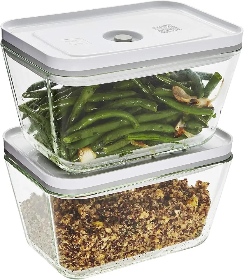 ZWILLING Fresh & Save 2-pc Glass Airtight Food Storage Container, Meal Prep Container - Large