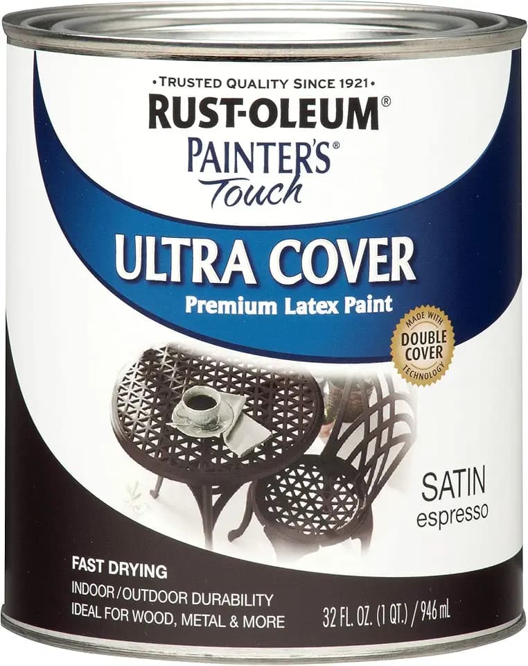 Rust-Oleum Painter's Touch Latex Brush-On Paint, Satin Espresso