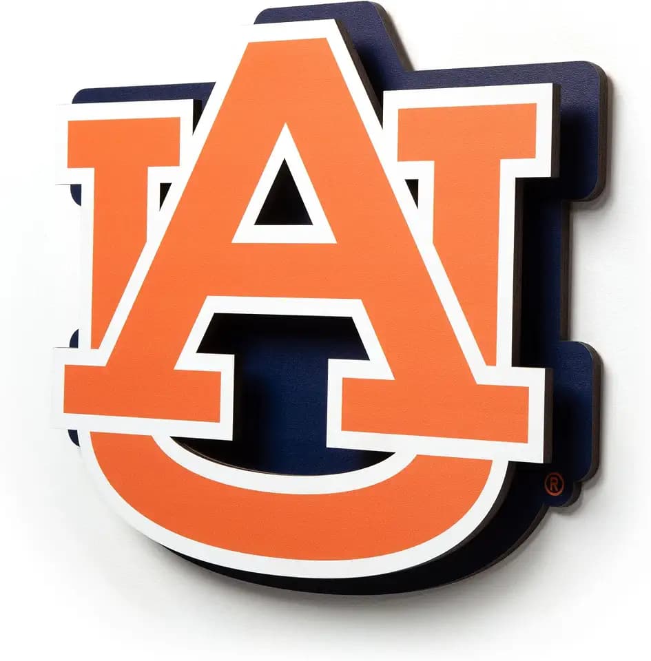 YouTheFan NCAA 3D Die-Cut Wall Art, precision-crafted and laser-cut in the exact shape of your team’s logo, multiple layers create striking depth, ready-to-hang and officially licensed