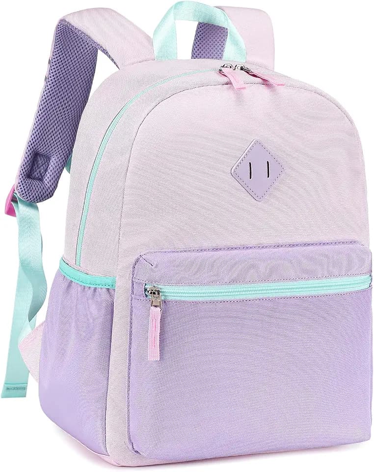 abshoo Toddler Backpack for Girls Preschool Backpacks School Bookbag for Kids 2-6(Purple and Pink)