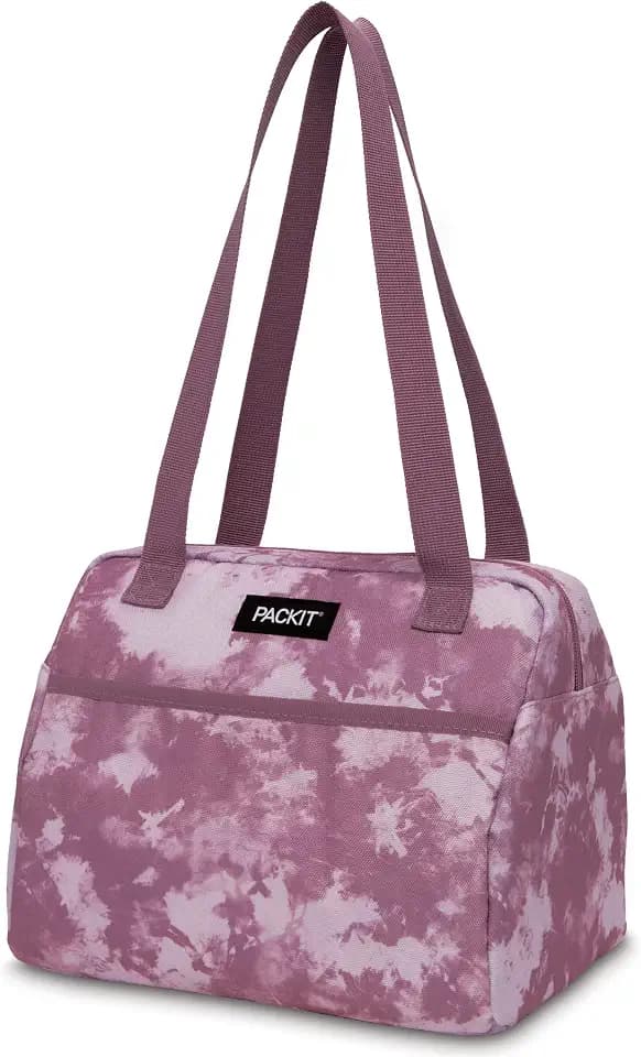 PackIt Freezable Hampton Lunch Bag, Mulberry Tie Dye