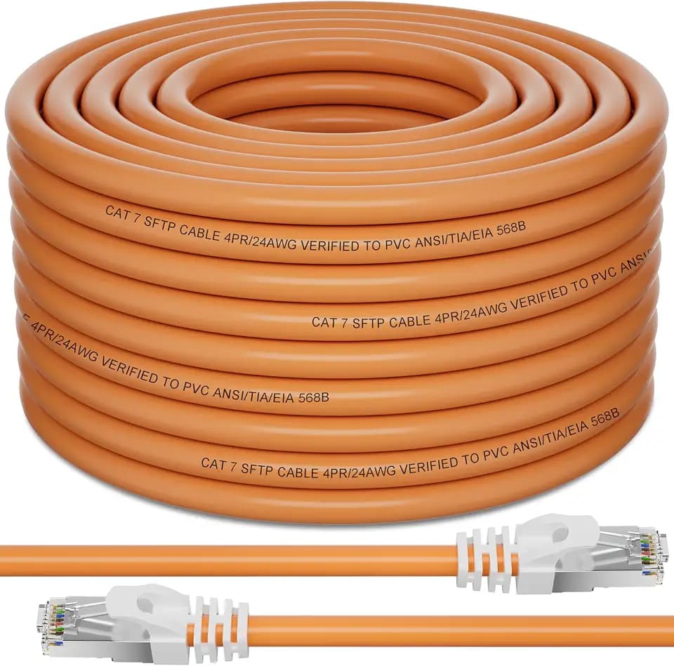 Soibke LAN Kabel 20 Meter, Cat 7 Netzwerkkabel 20m Ethernet Kabel Schirmung
