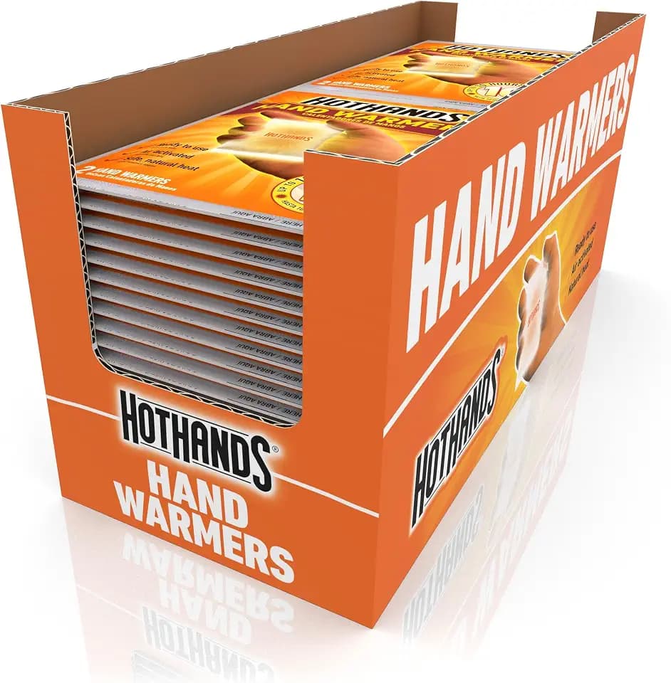 HotHands Hand Warmers Bulk Pack, 40 Pairs - America's Favorite Warmer