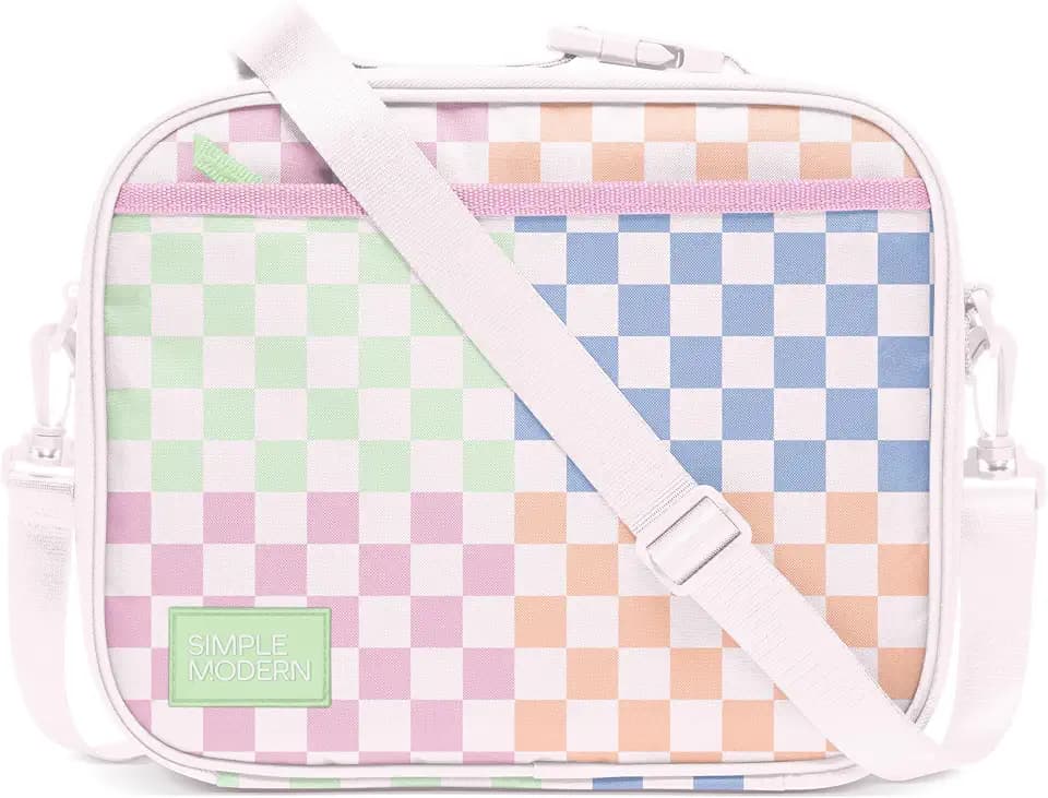 Simple Modern Hadley Lunch Box with Shoulder Strap | Kids & Adults | Insulated Bag with Pockets for Women, Men, Girls, Boys