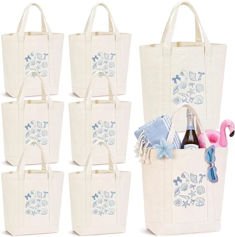 Shinylin Bachelorette Bags Seashell Bridesmaid Tote Bags