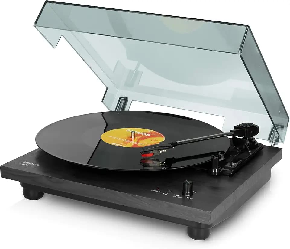 Lenco LS-10BK - Plattenspieler - Schallplattenspieler - Vinyl Player