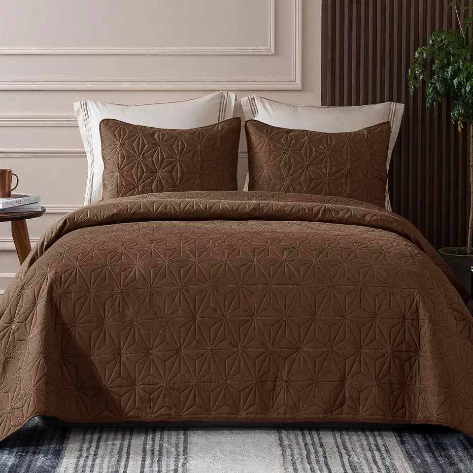 Whale Flotilla Soft Cal King Quilt Bedding Set Lightweight Bedspread