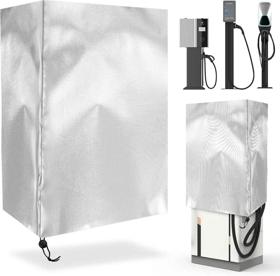 ENUTROF Wetterschutz Abdeckung Schutzhülle Regenschutz 70x35x25cm Vertikal