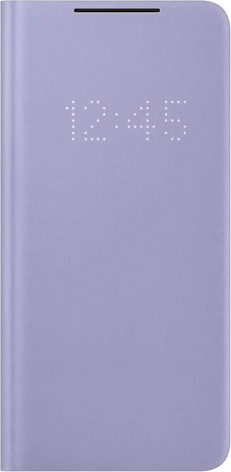 Samsung LED View Smartphone Cover EF-NG996 für Galaxy S21+ 5G Handy-Hülle, LED-Anzeige, Kartenhalterung, Violet