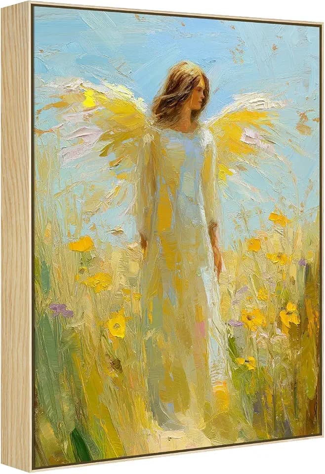 20x24 Frame for Stretched Canvas Art,1.5" Deep,Natural Woodgrain
