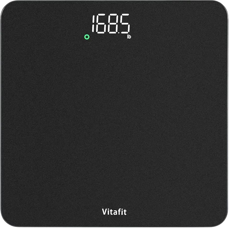 Vitafit Personenwaage Digital Hohe Genauigkeit 0,05kg, Waage Personen 182kg