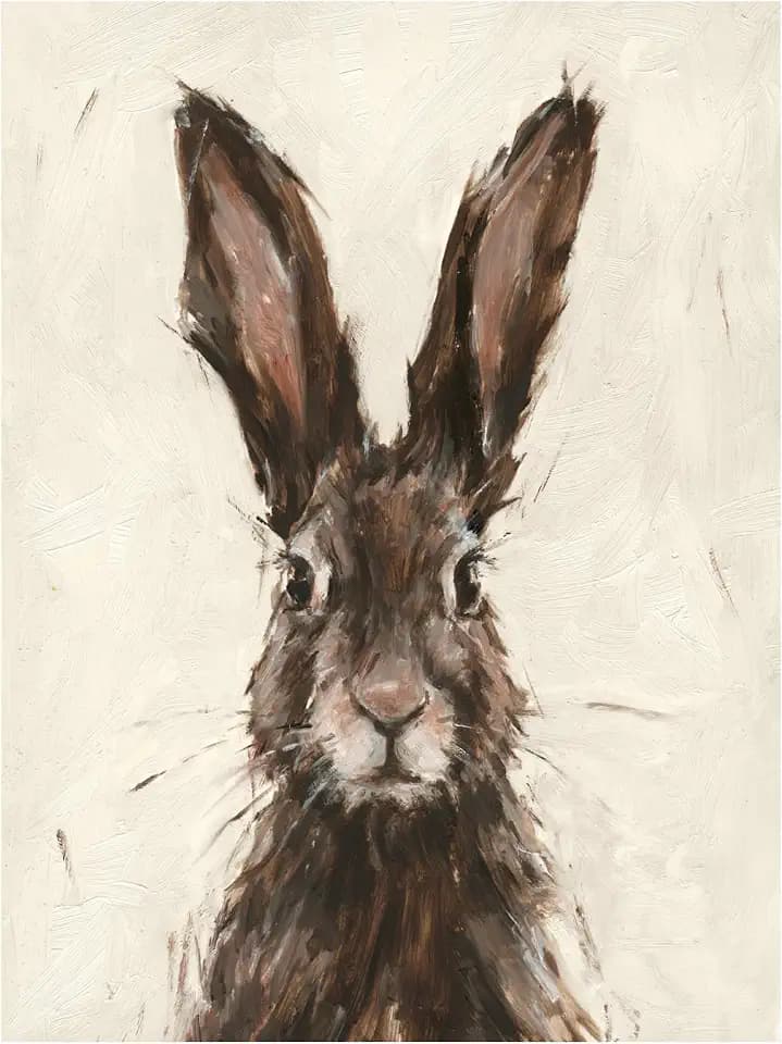 Ethan Harper 'European Hare I' Canvas Art