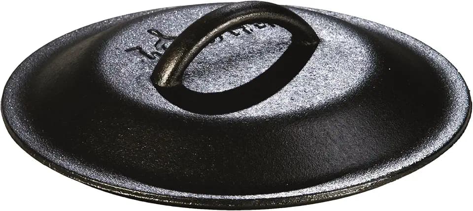 Lodge Pre-Seasoned Cast Iron Lid, Replacement Skillet Cover, 8 Inches