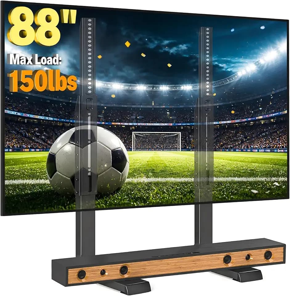 5Rcom Table Top TV Stand Universal for 35-88 Inch Flat & Curved TVs