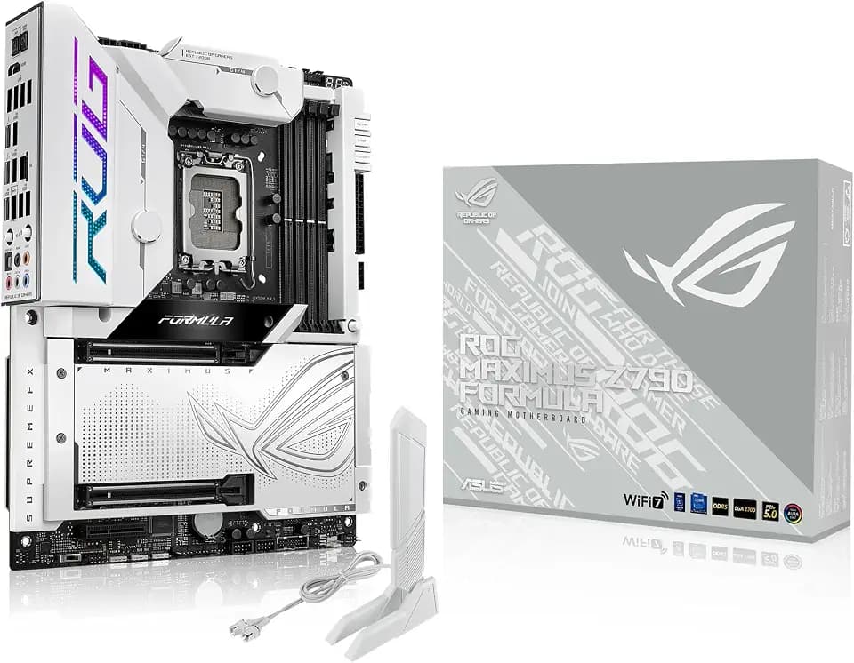 ASUS ROG Maximus Z790 Formula Gaming Mainboard Sockel Intel LGA1700 (ATX, DDR5, WiFi 7, 5X M.2, PCIe 5.0, Thunderbolt 4, AI Cooling II, Aura Sync)