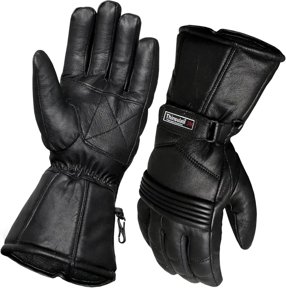 NORMAN Thermo Motorrad Motorrad Leder Handschuhe Wasserdicht Schutz Winter Sommer