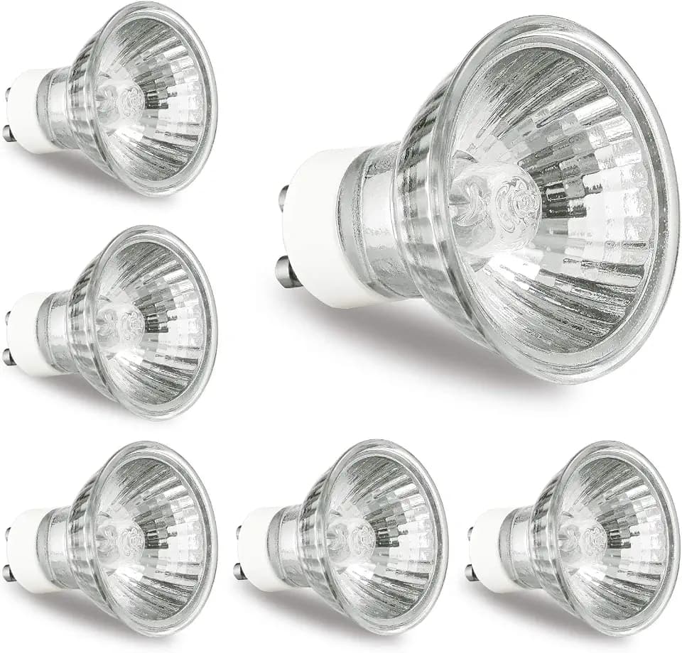 GODONLIF Candle Warmer Lamp Bulb GU10 Halogen Bulb 120V 50W, GU10+C, MR16