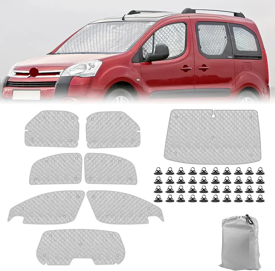 Sonnenschutz Kompatibel mit Citroen Berlingo 2008-2018 8PCS