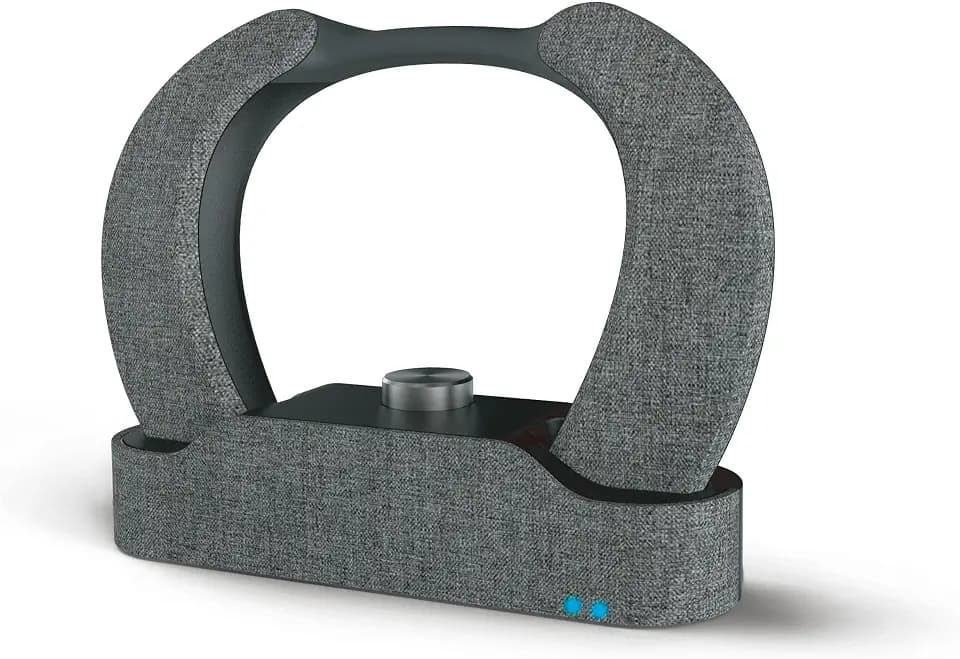 LEICKE Edgar Duo TV-Lautsprecher - Tragbarer Kabelloser Nackenkopfhörer mit hörverstärker für Senioren Schwerhörige -Bluetooth 5.3, HDMI, Aux & Optik-Eingang Fernseher Sprachverstärker-Generation 1