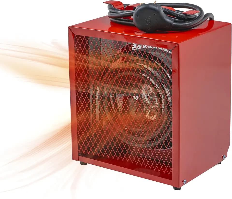 COMFORT ZONE 4800-Watt Portable Industrial Fan-Forced Heater