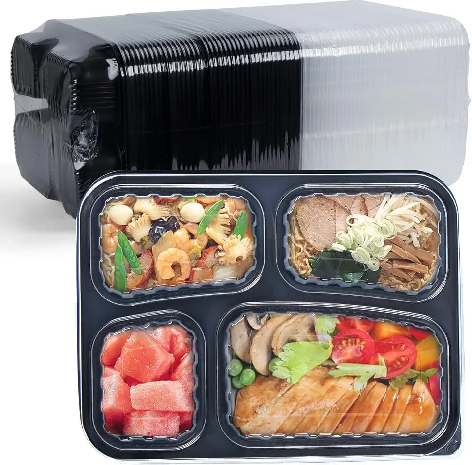 To Go Containers 40 Pack 34oz - Shrink-Wrapped Ready to Use
