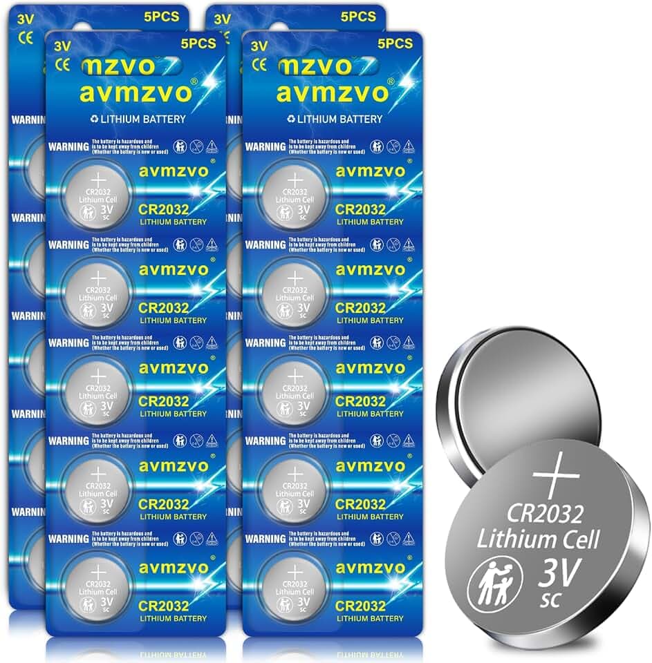 CR2032 Knopfzellen,2032 Batterie Lithium,20 Stück,Für Autoschlüssel
