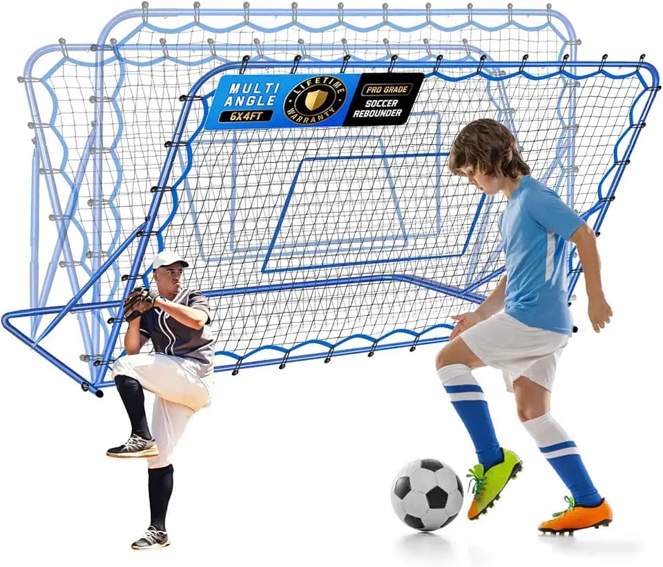 Soccer Baseball Rebounder Soccer Goal Net, Volleyball Rebound Pitchback Net