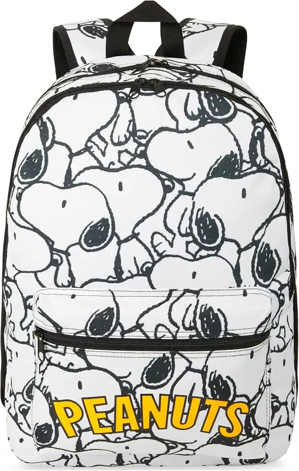 Get Trend Peanuts Snoopy Girls Backpack, 18 inch Kids School Bag