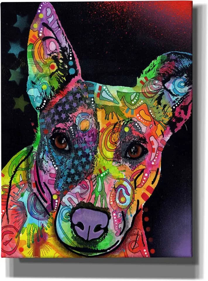 Epic Graffiti 'Roxy' by Dean Russo, Giclee Canvas Wall Art, 12"x16"